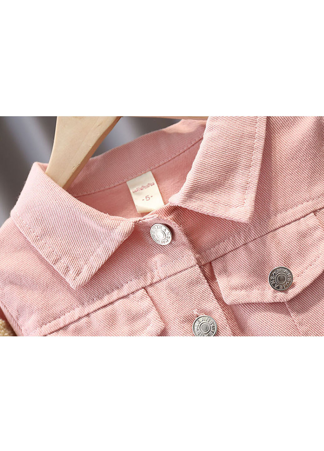 Розовая летняя джинсовая куртка No Brand