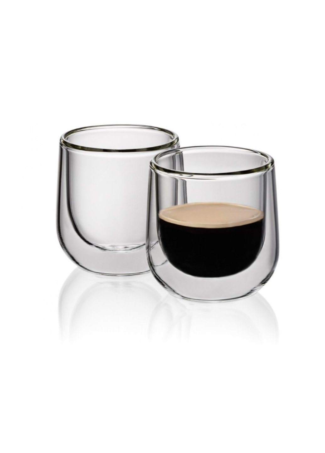 Набір склянок для еспресо з подвійним дном Fontana 12403 60 мл 2 шт Kela (254861777)