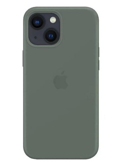 Силіконовий Чохол Накладка Silicone Case для iPhone 13 Dark Olive No Brand (254091256)