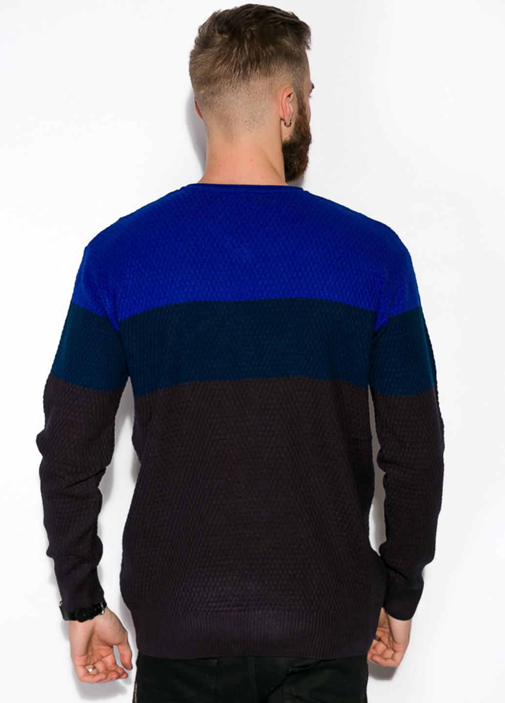 Темно-синій демісезонний пуловер пуловер Time of Style