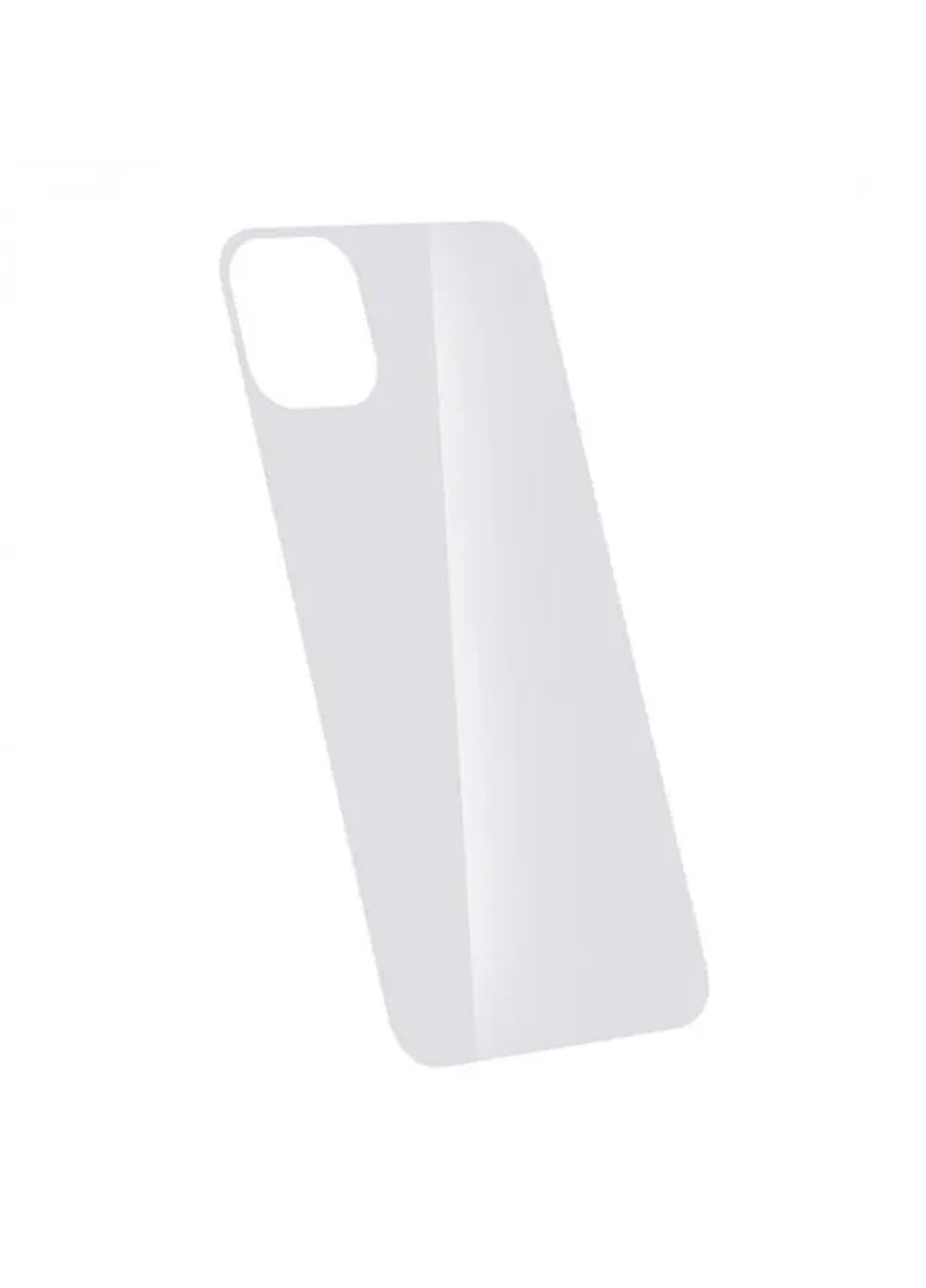 Стекло защитное на заднюю панель цветное глянцевое для iPhone 11 Pro Max White CAA (220513905)