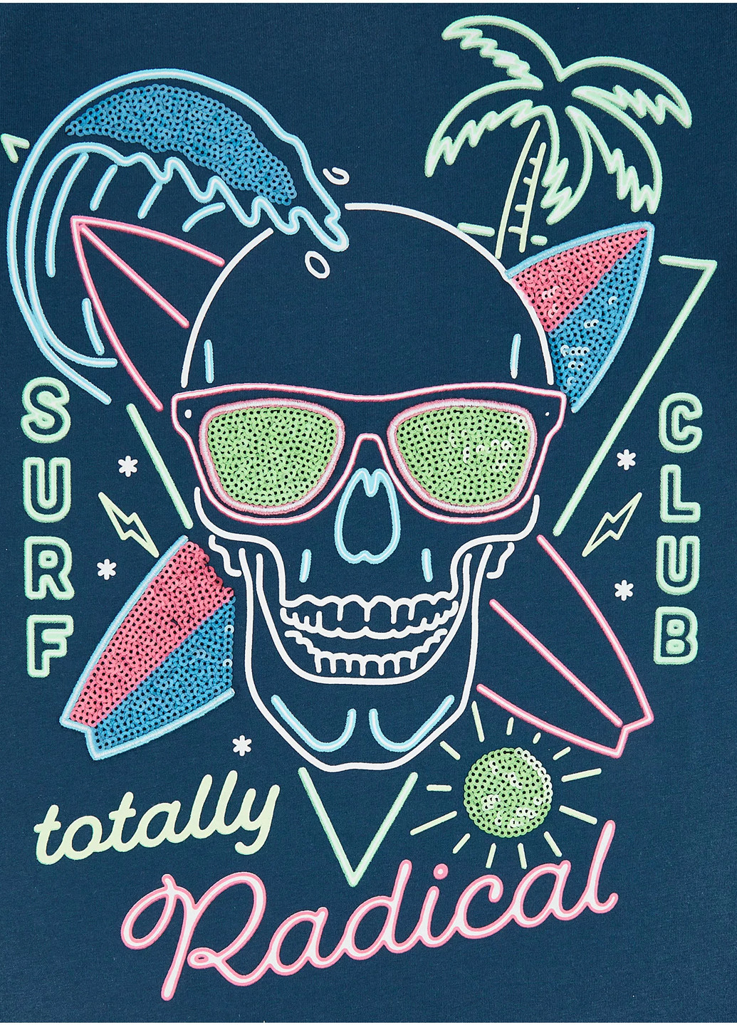 Темно-синя літня футболка George