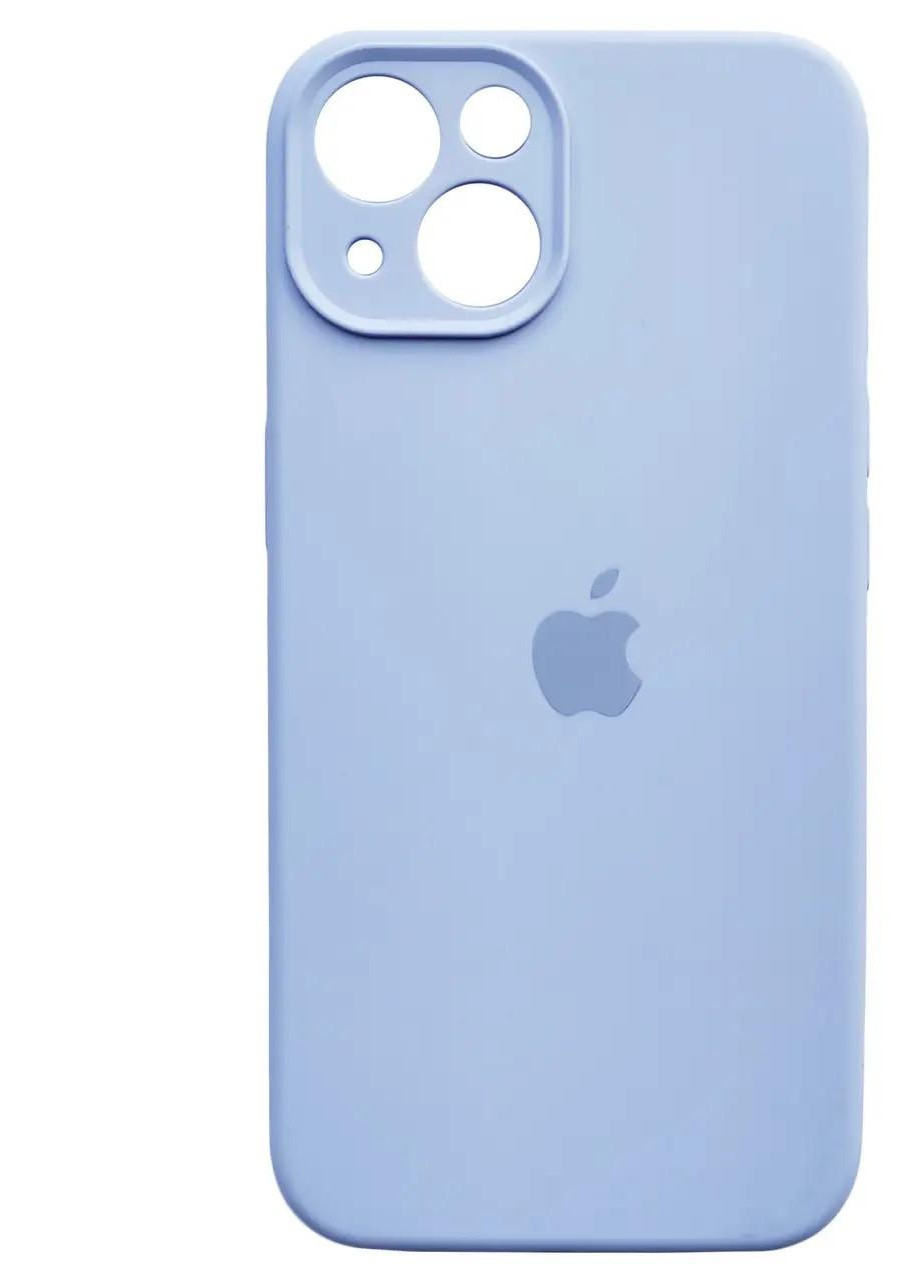 Силиконовый Чехол Накладка Закрытая Камера Silicone Case Full Camera Для iPhone 13 Lilac Cream No Brand (254091510)