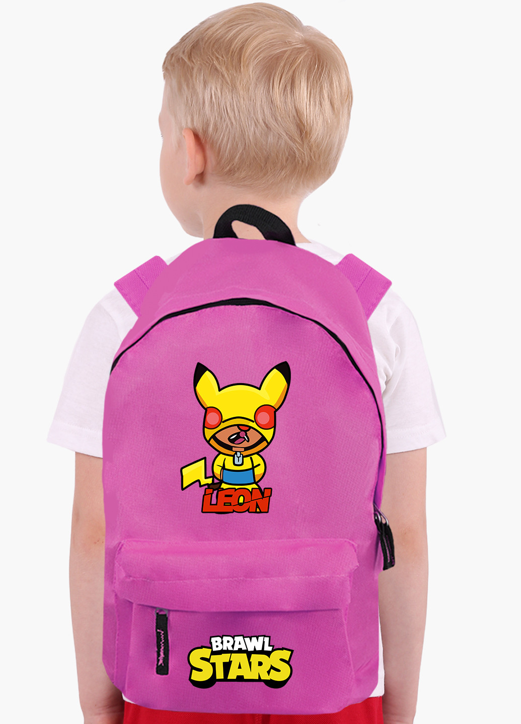 Детский рюкзак Леон Пікачу Бравл Старс (Leon Pikachu Brawl Stars) (9263-2601) MobiPrint (217832351)