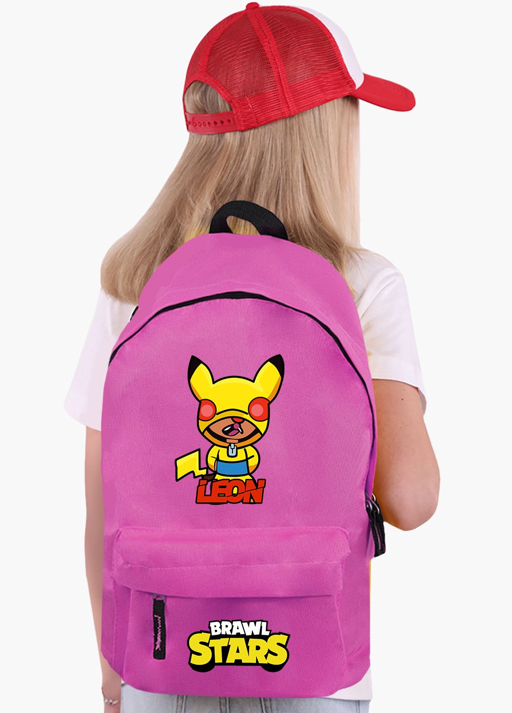 Детский рюкзак Леон Пікачу Бравл Старс (Leon Pikachu Brawl Stars) (9263-2601) MobiPrint (217832351)