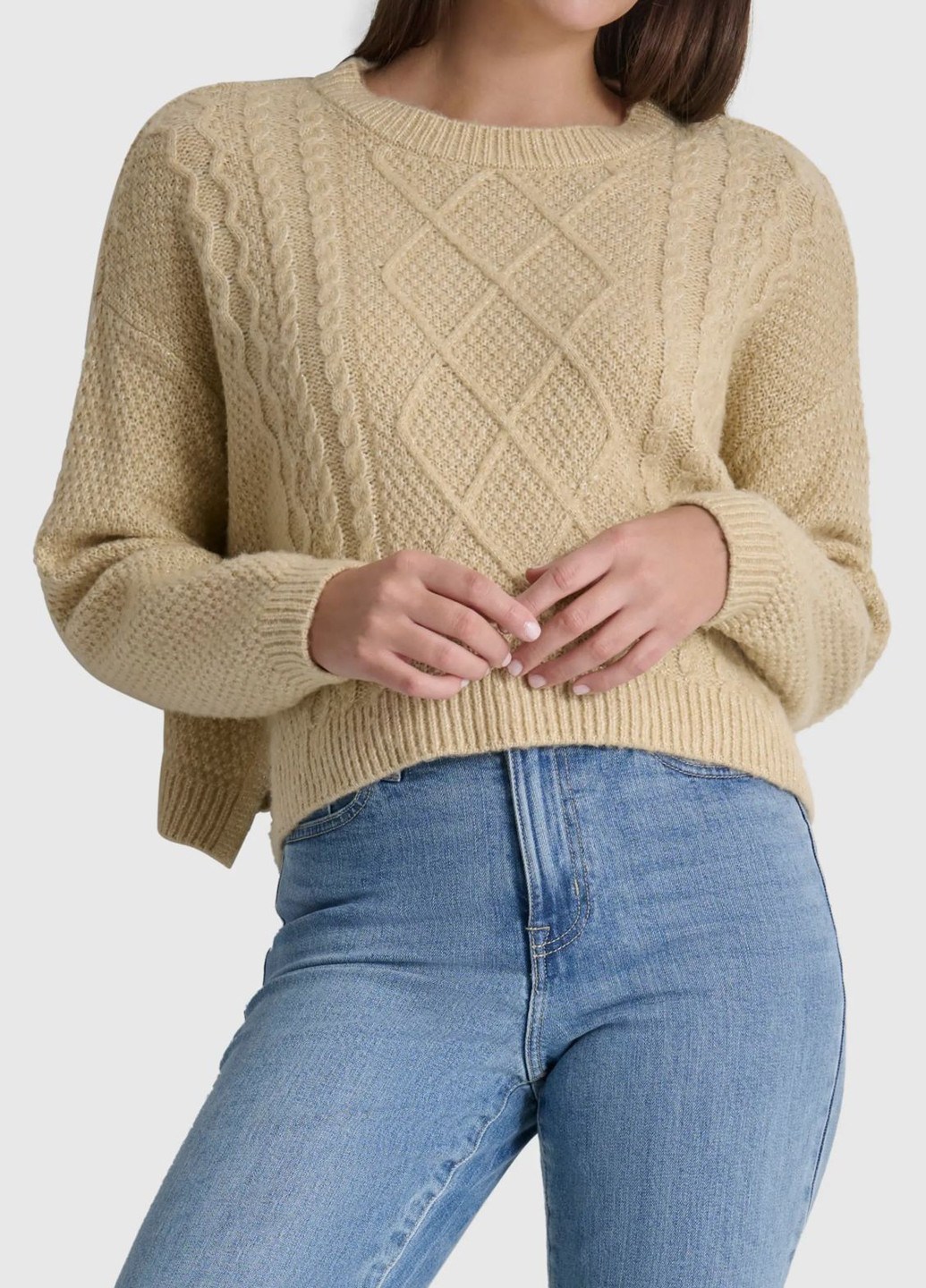 Бежевый демисезонный джемпер джемпер DKNY