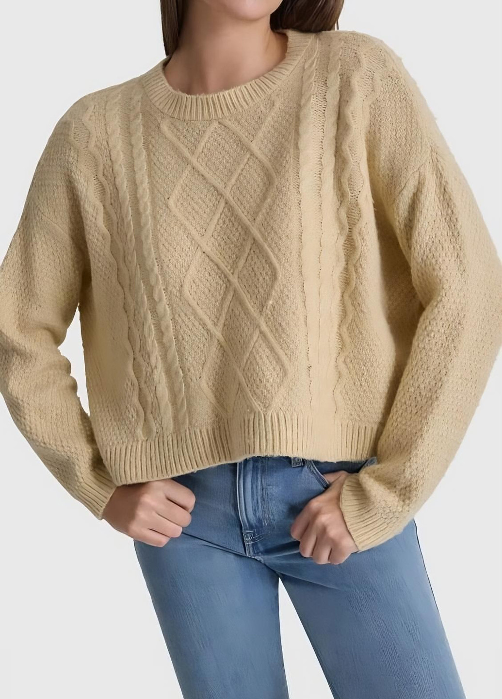 Бежевый демисезонный джемпер джемпер DKNY