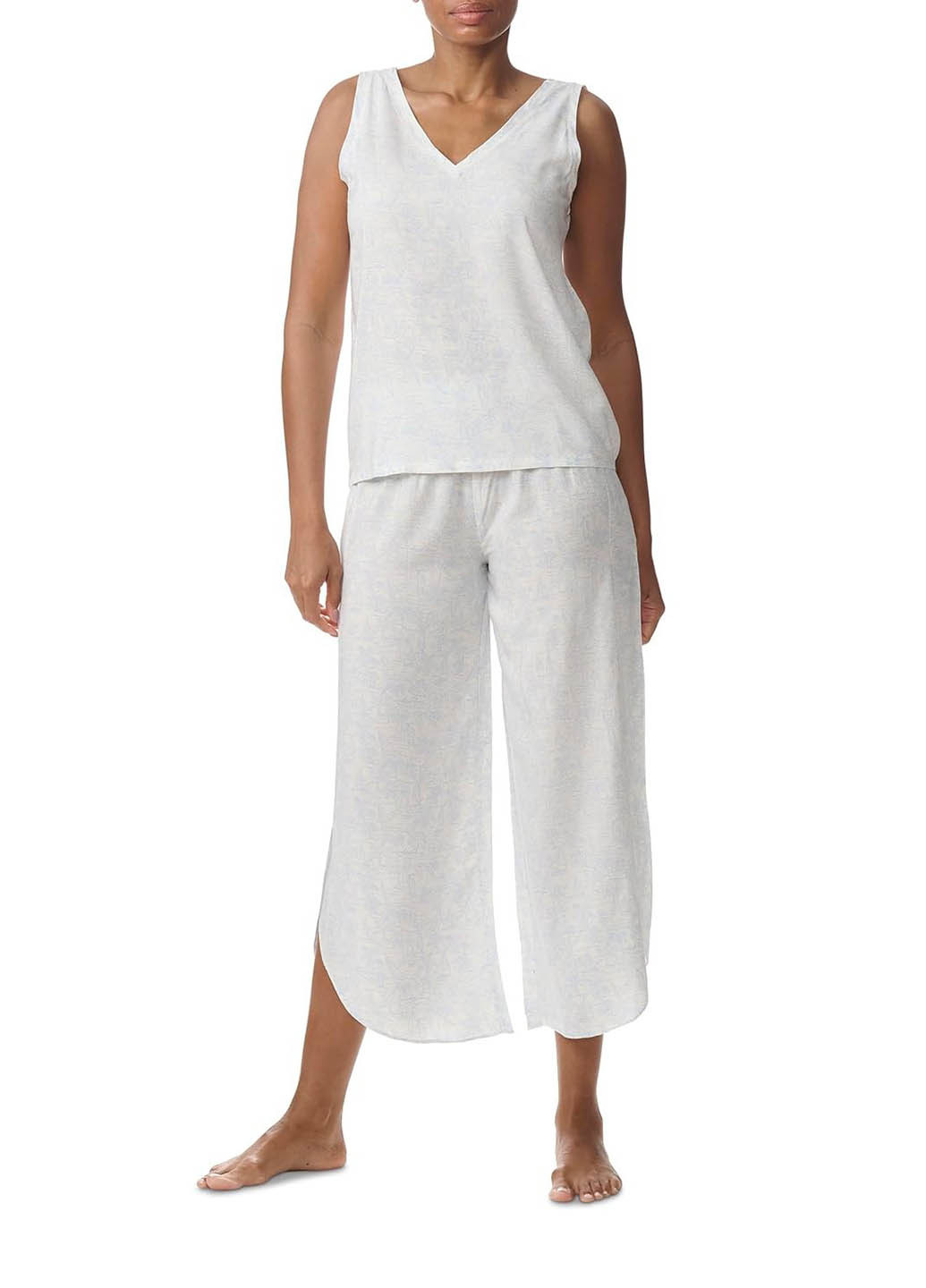 Біла всесезон піжама (майка, штани) майка + штани Tommy Hilfiger