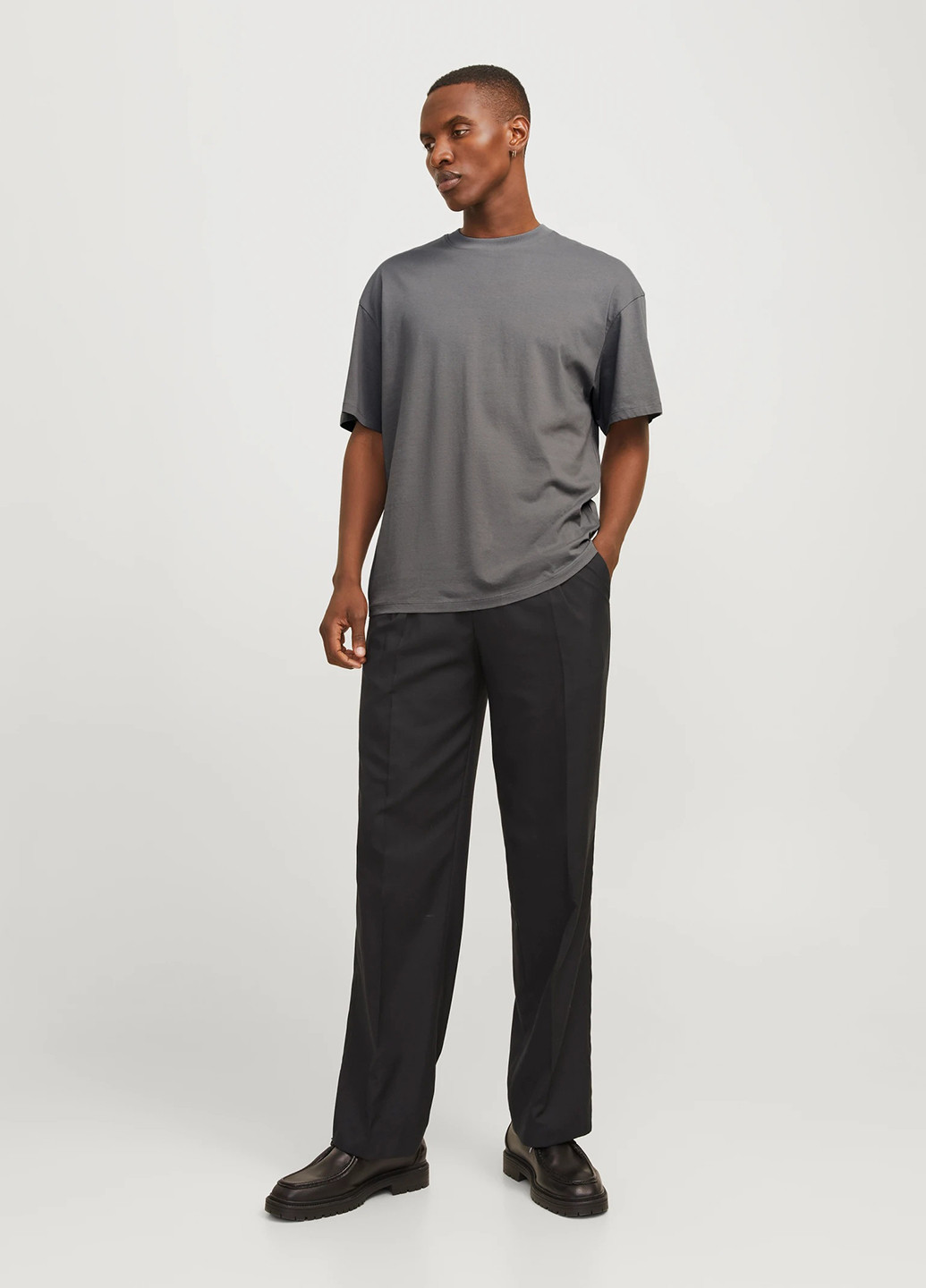 Сіра футболка Jack & Jones