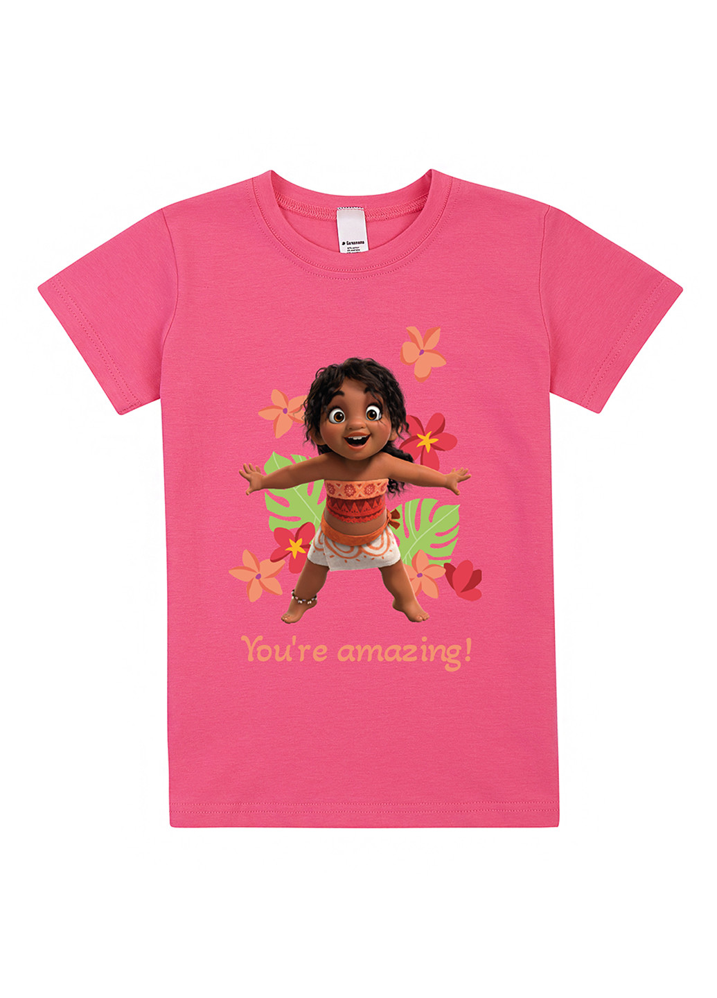 Рожева літня футболка Garnamama