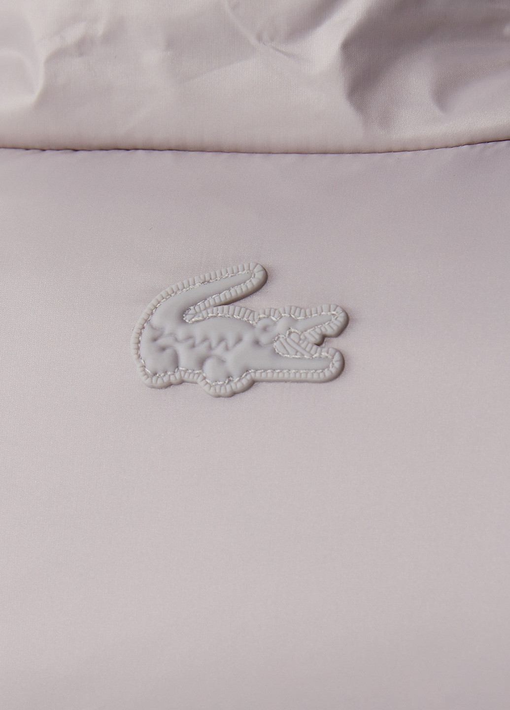 Светло-серая демисезонная куртка Lacoste