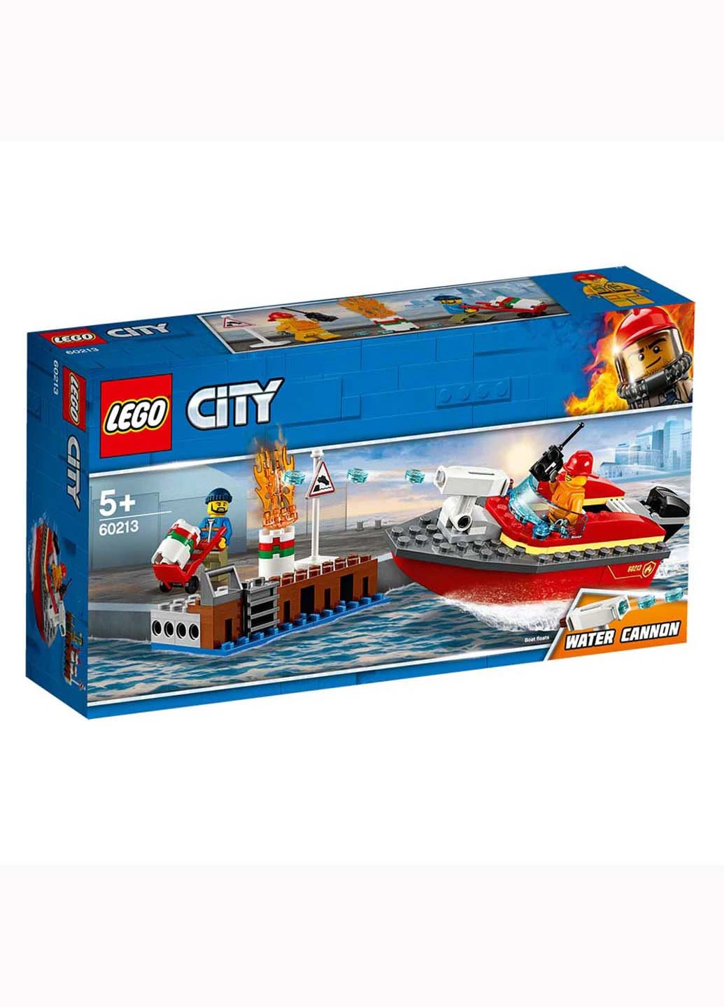 Конструктор Lego City Пожар на причале 97 элементов (207383326)