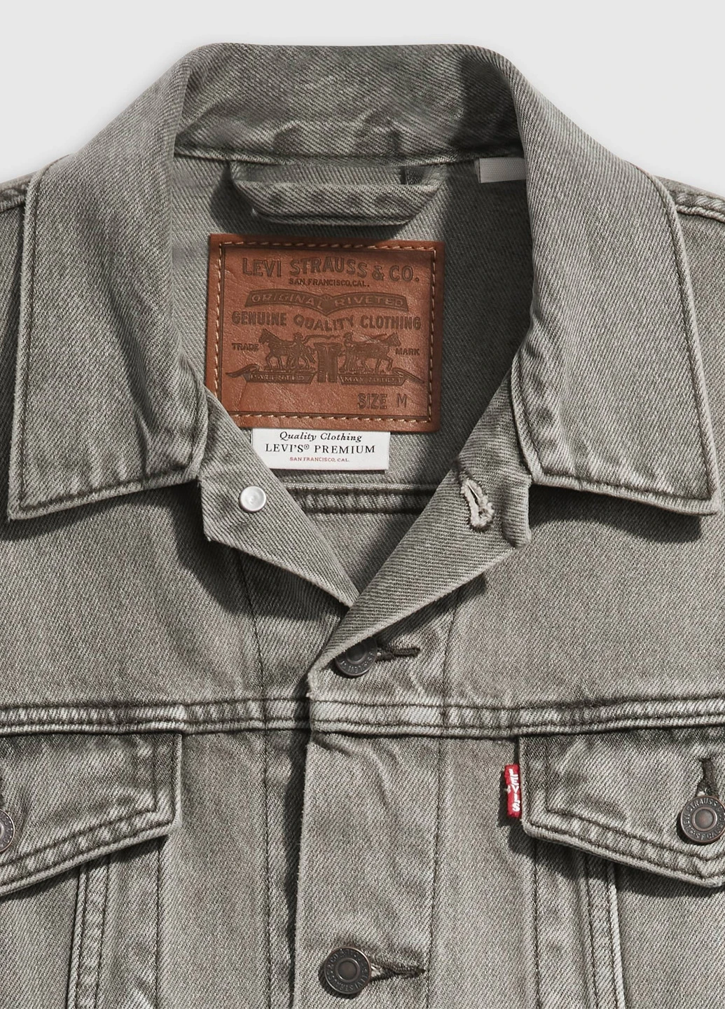 Сіра демісезонна куртка Levi's