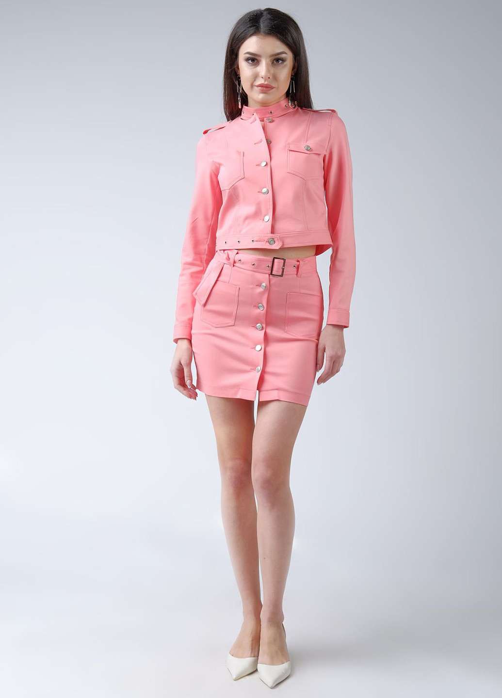 Коралловая летняя куртка Pink