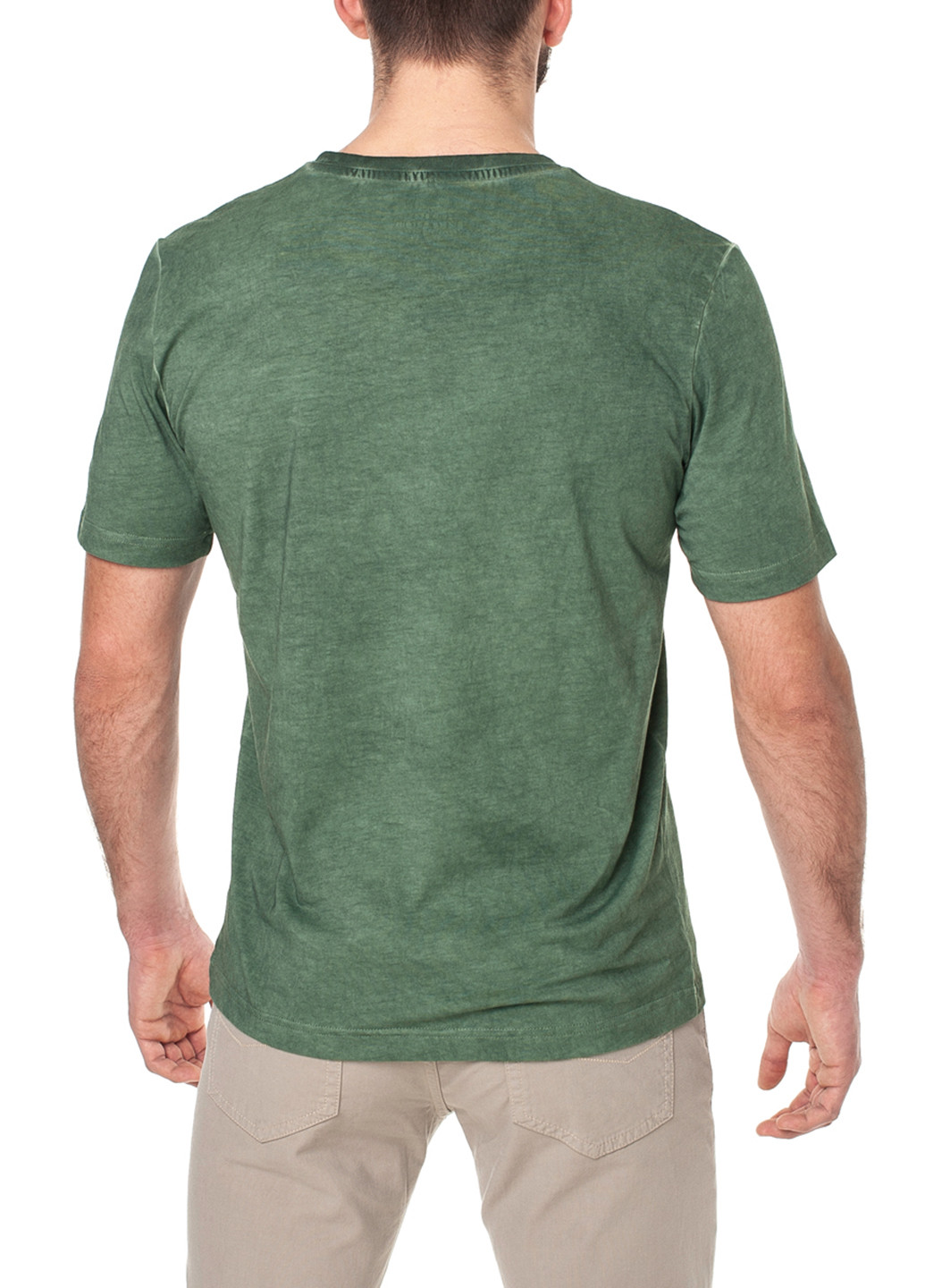 Хакі (оливкова) футболка Pierre Cardin