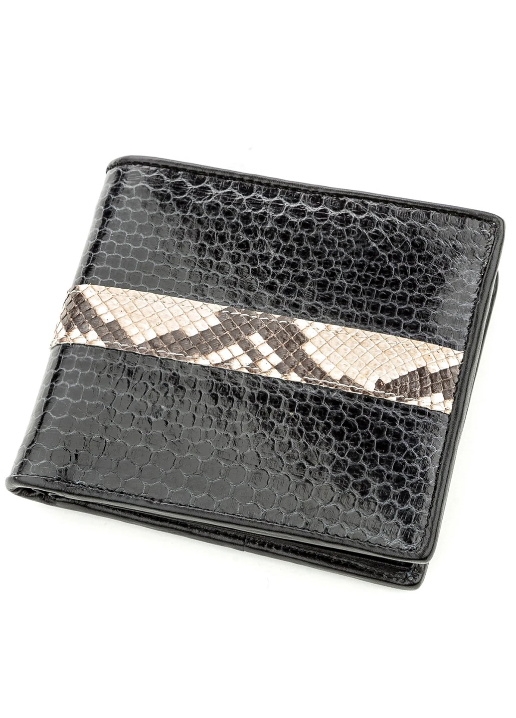 Мужской кожаный кошелек 11х9 см Snake Leather (229458638)