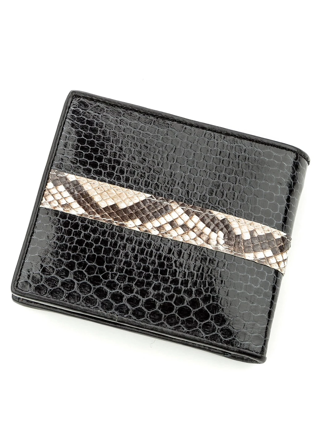 Мужской кожаный кошелек 11х9 см Snake Leather (229458638)