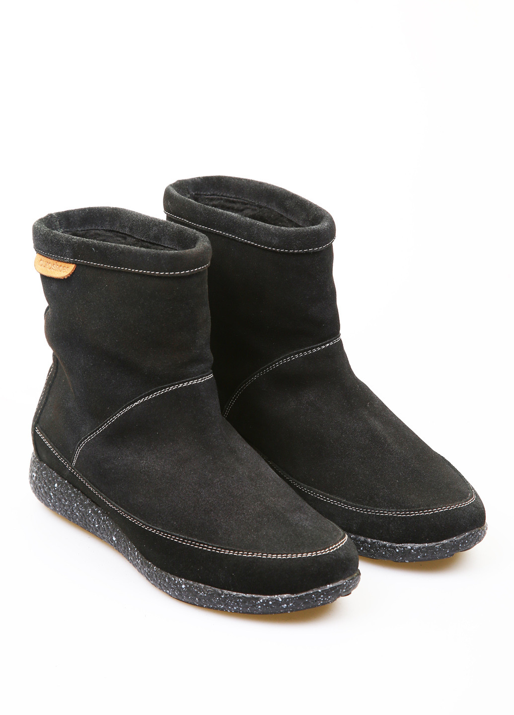 Зимние ботинки AURA с логотипом из натуральной замши