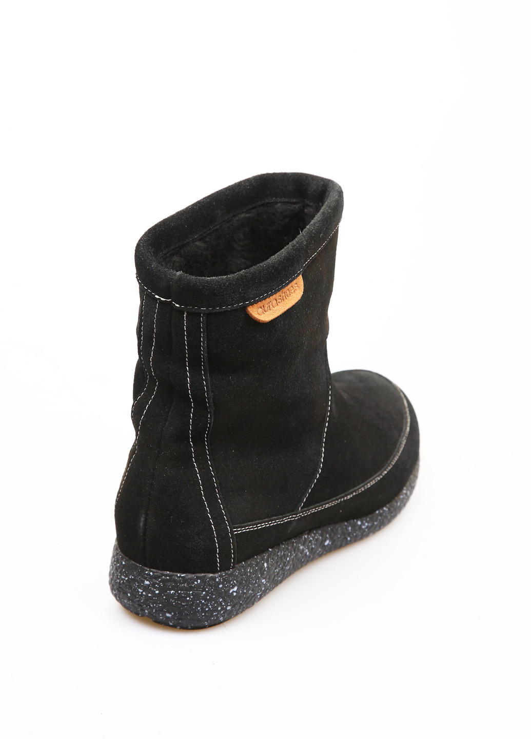 Зимние ботинки AURA с логотипом из натуральной замши