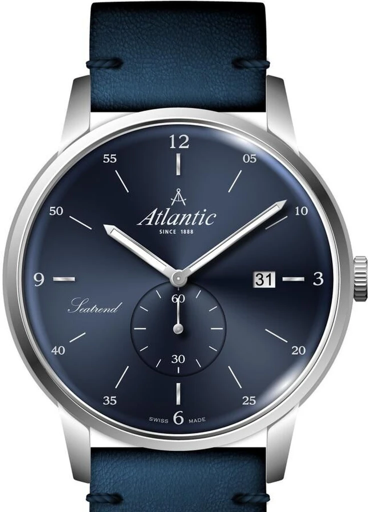 Часы 65353.41.55 кварцевые классические Atlantic (229041614)