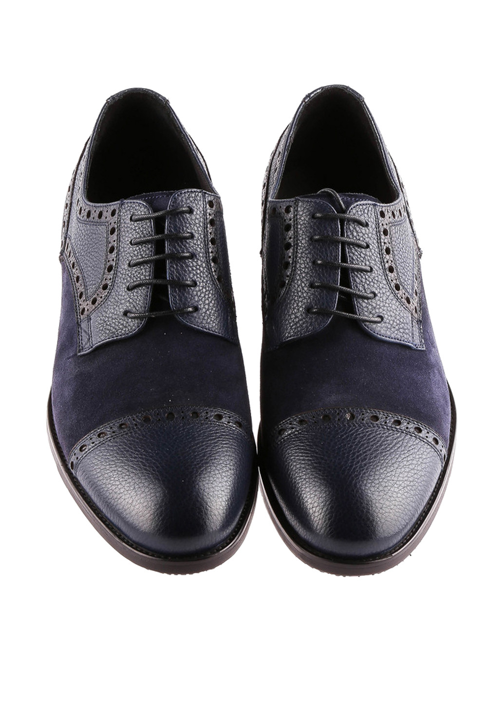 Темно-синие кэжуал туфли Arzoni Bazalini на шнурках