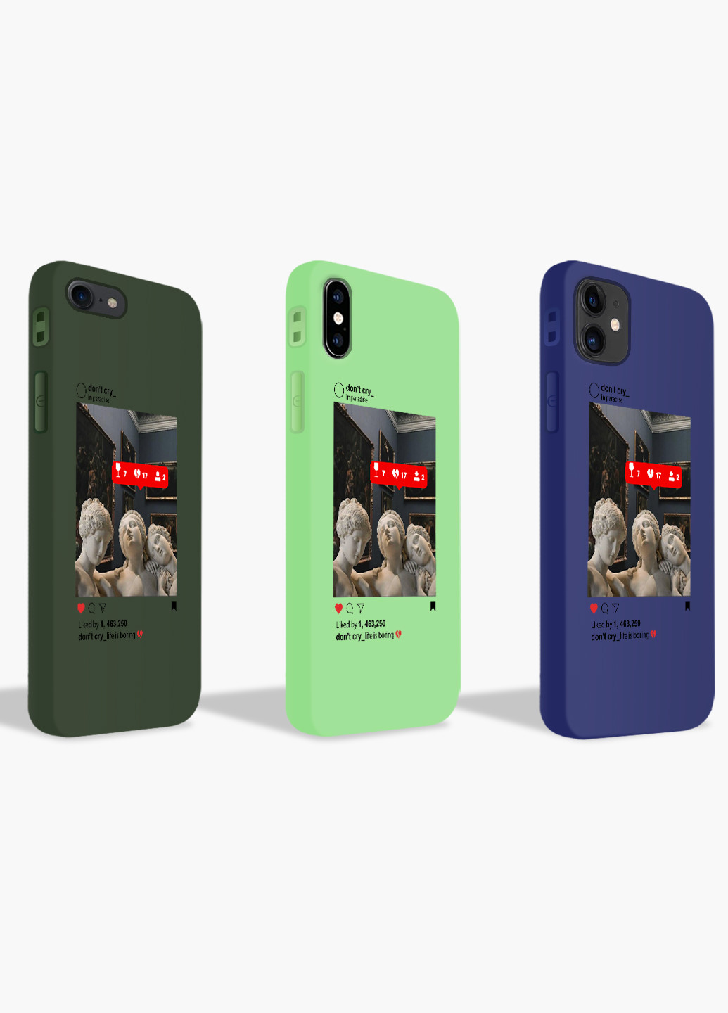 Чохол силіконовий Apple Iphone 11 Pro Ренесанс Скульптури в Instagram (Renaissance) (9231-1589) MobiPrint (219504524)