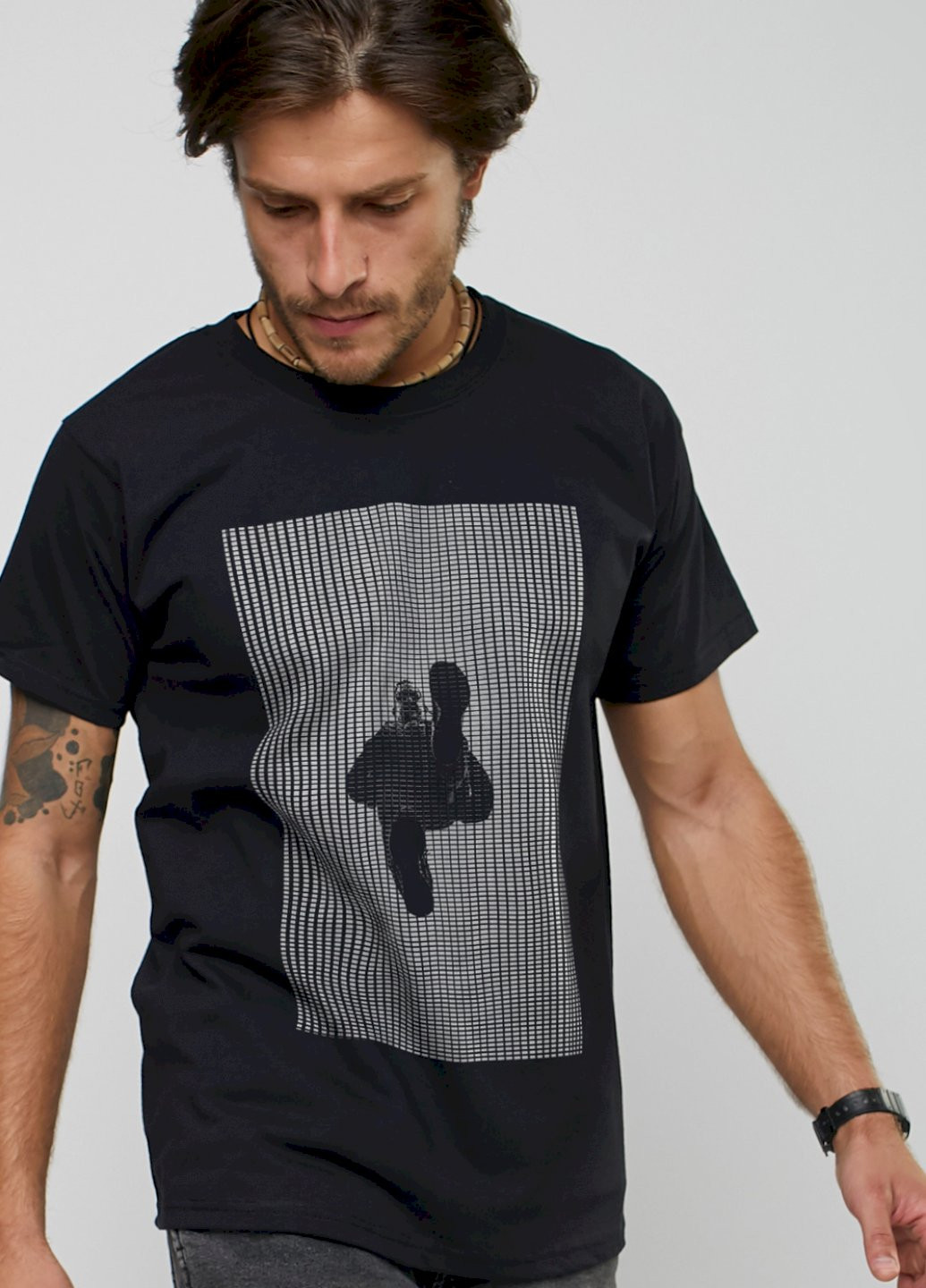 Черная футболка мужская YAPPI