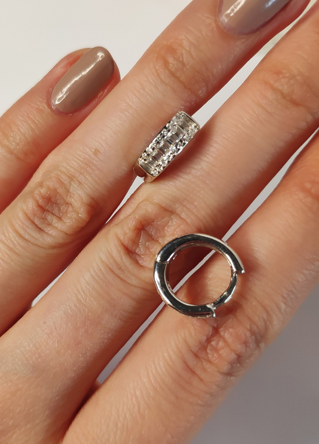 Сережки Silver Flame (255306178)