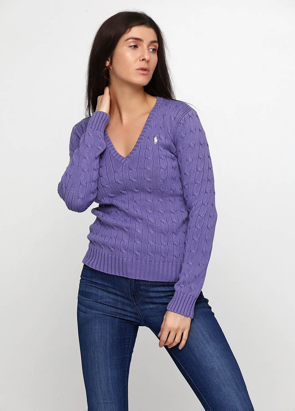 Бузковий демісезонний пуловер пуловер Ralph Lauren