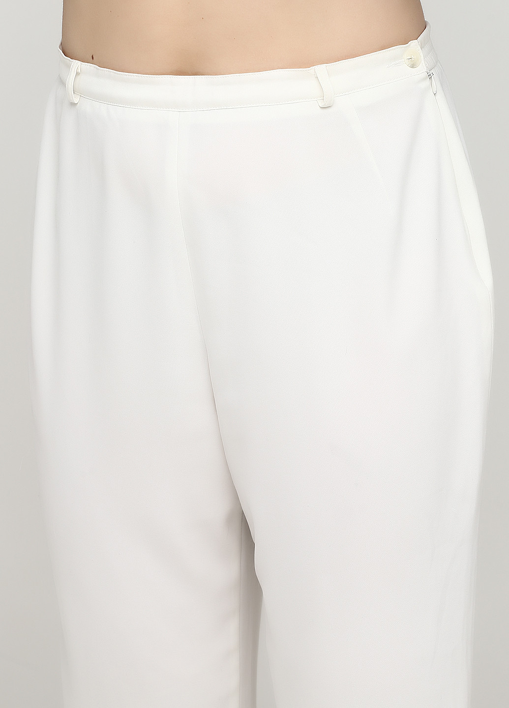 Белые кэжуал демисезонные зауженные брюки Imperial