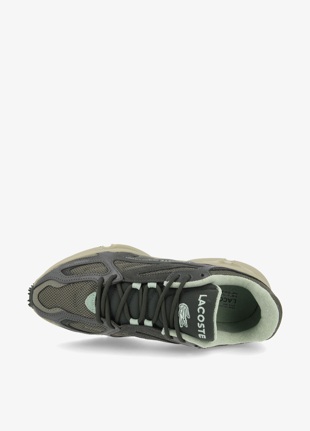 Хакі Осінні кросівки Lacoste L003 2K24