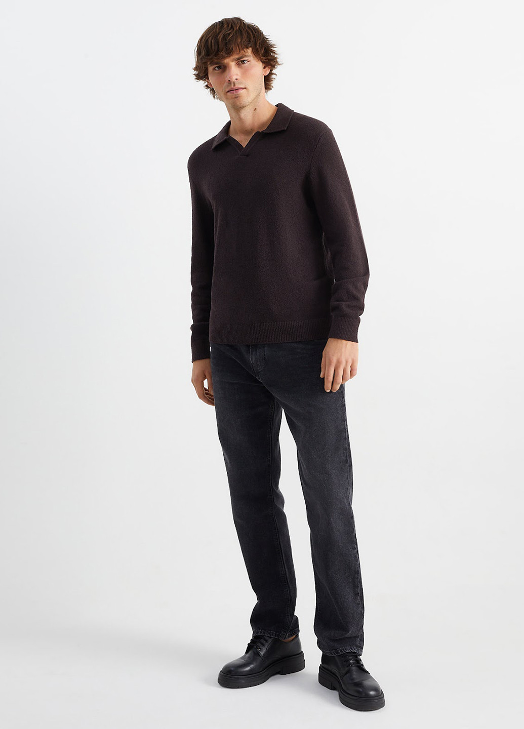 Черный демисезонный свитер C&A