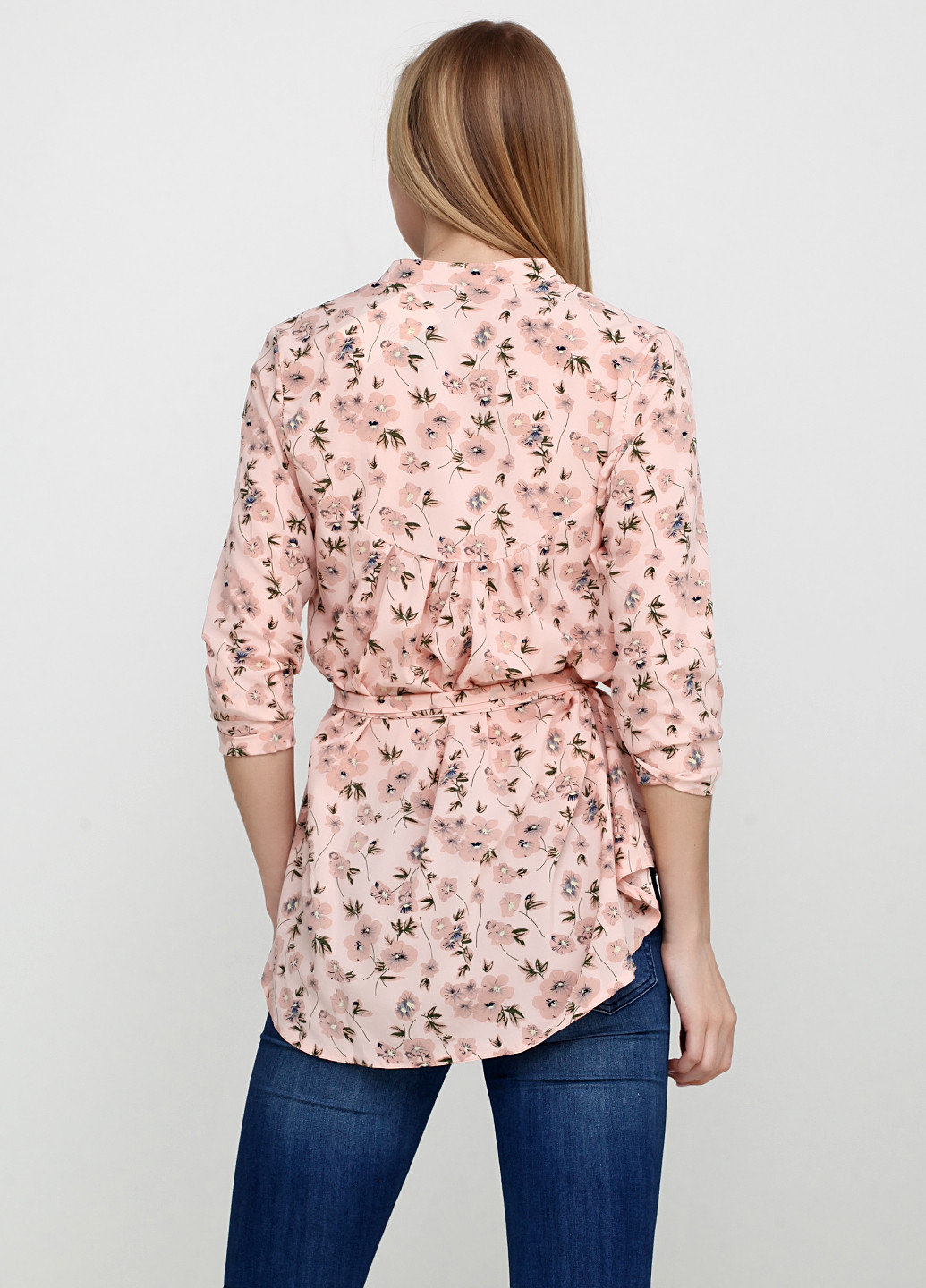 Светло-розовая демисезонная блуза LARIC