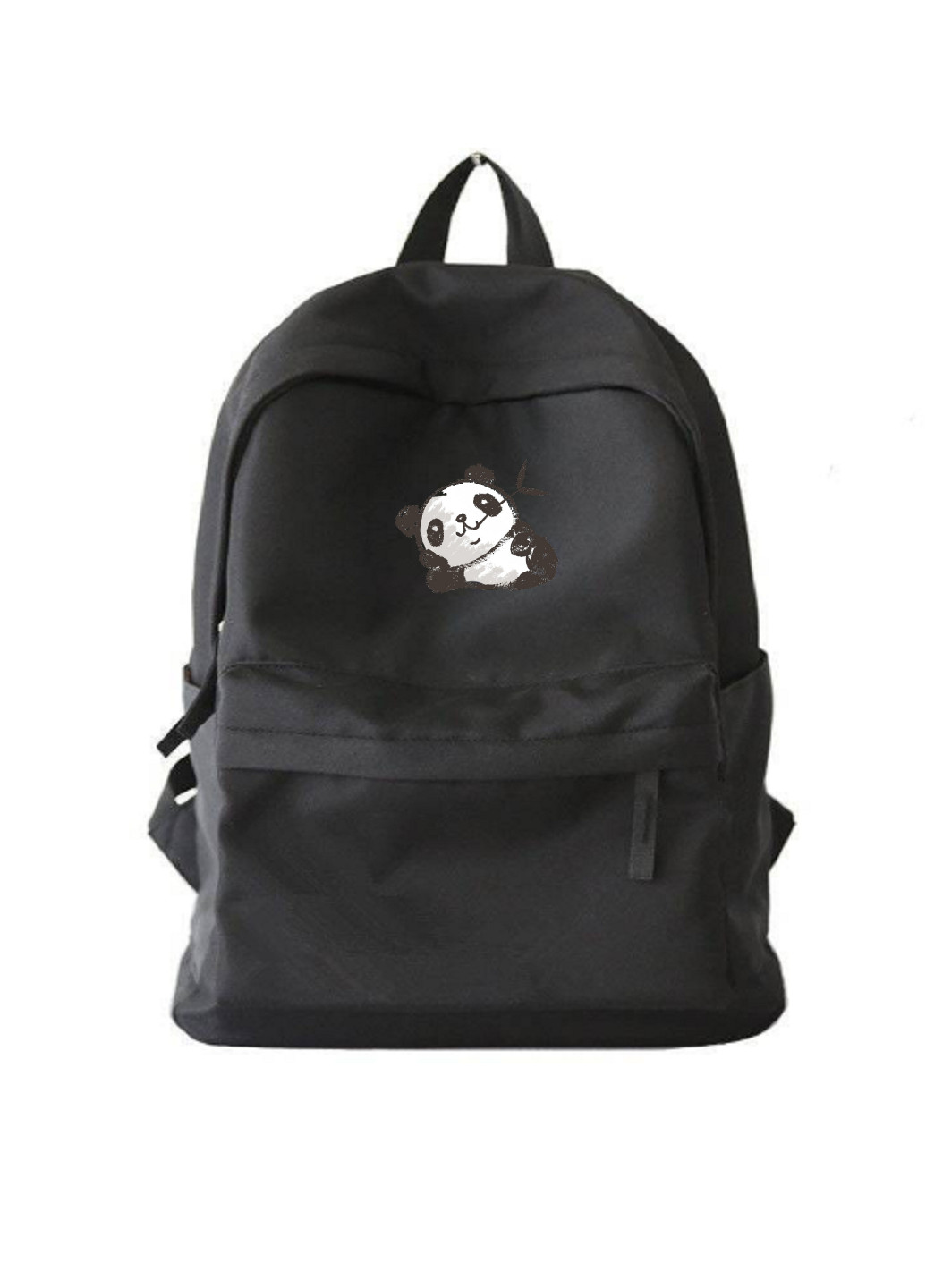 Міський рюкзак чорний з пандою No Brand (255411936)