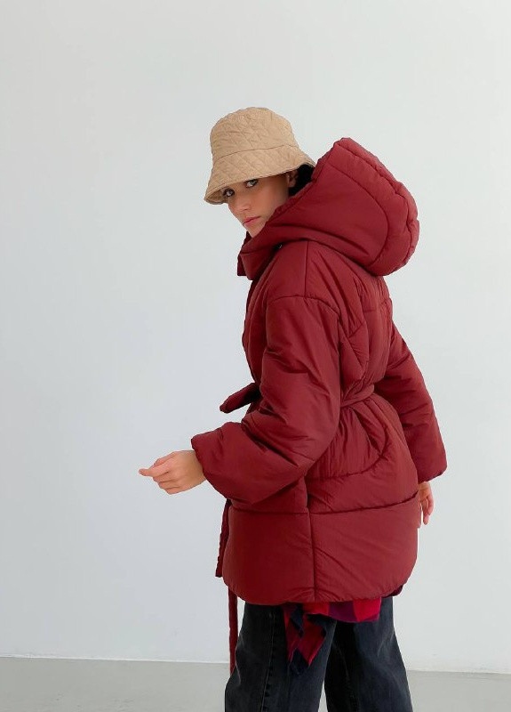 Коричневий зимній Пуховик аляска ZF inspire