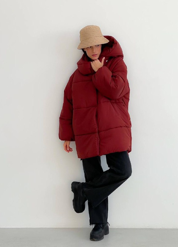 Коричневий зимній Пуховик аляска ZF inspire