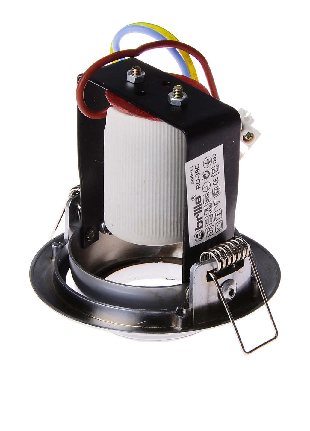 Светильник точечный, 85х70 мм Brille (129870150)