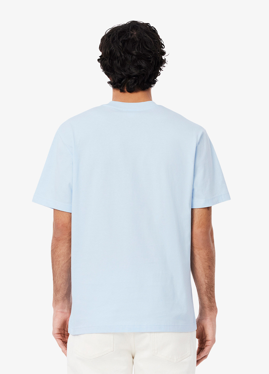 Голубая футболка Lacoste