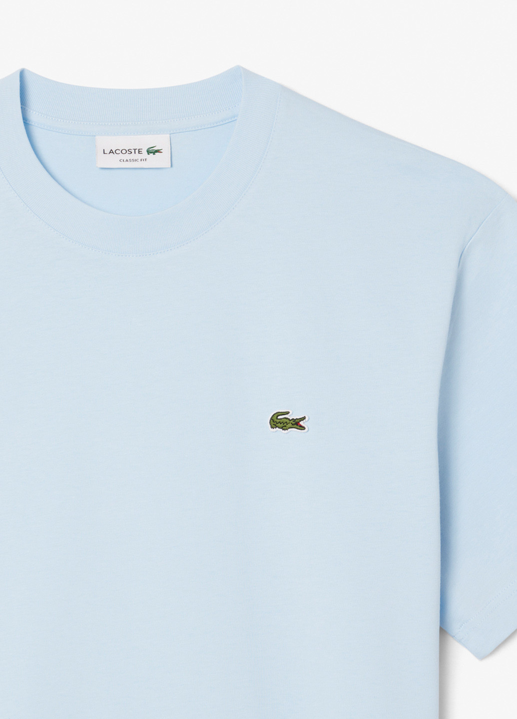 Голубая футболка Lacoste
