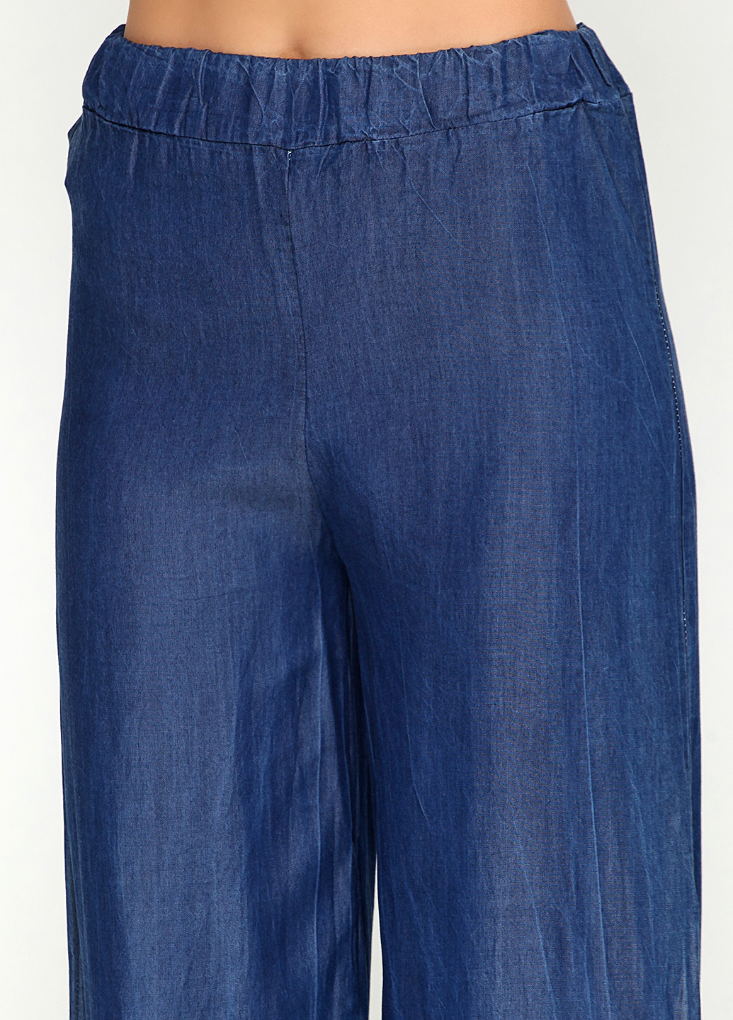 Синие кэжуал демисезонные брюки YI Studio