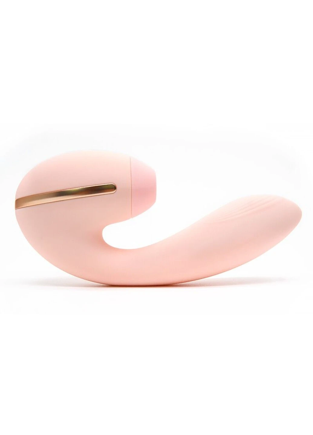 Вакуумний вібратор Tina Mini Light Pink, вагінально-кліторальний KisToy (254785257)