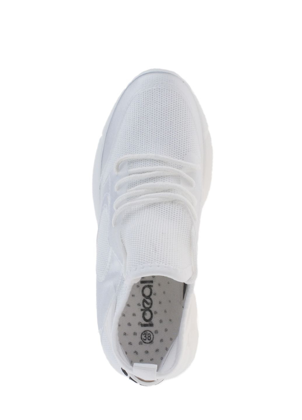 Білі осінні кросівки k1237 white Ideal