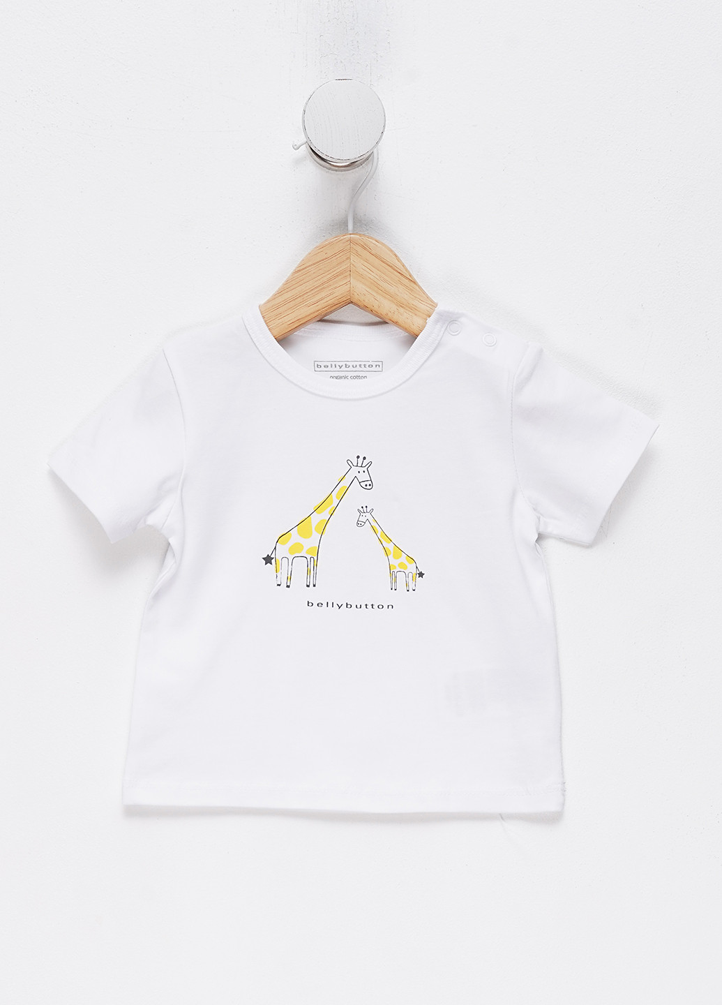 Белая летняя футболка Bellybutton