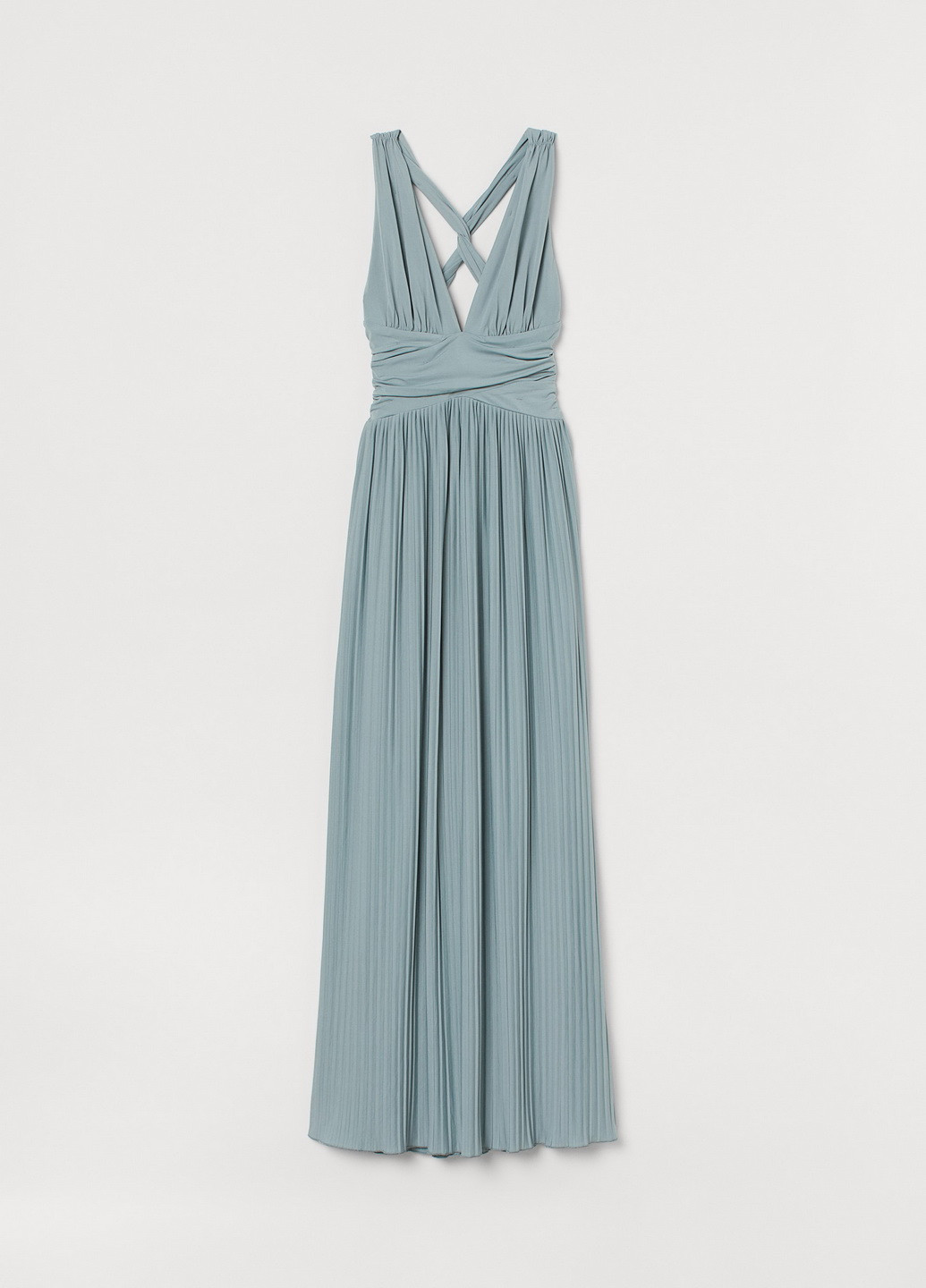 Светло-бирюзовое кэжуал платье H&M