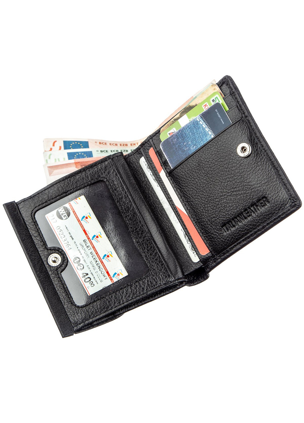 Жіночий шкіряний гаманець 10х10,5 см st leather (252131770)