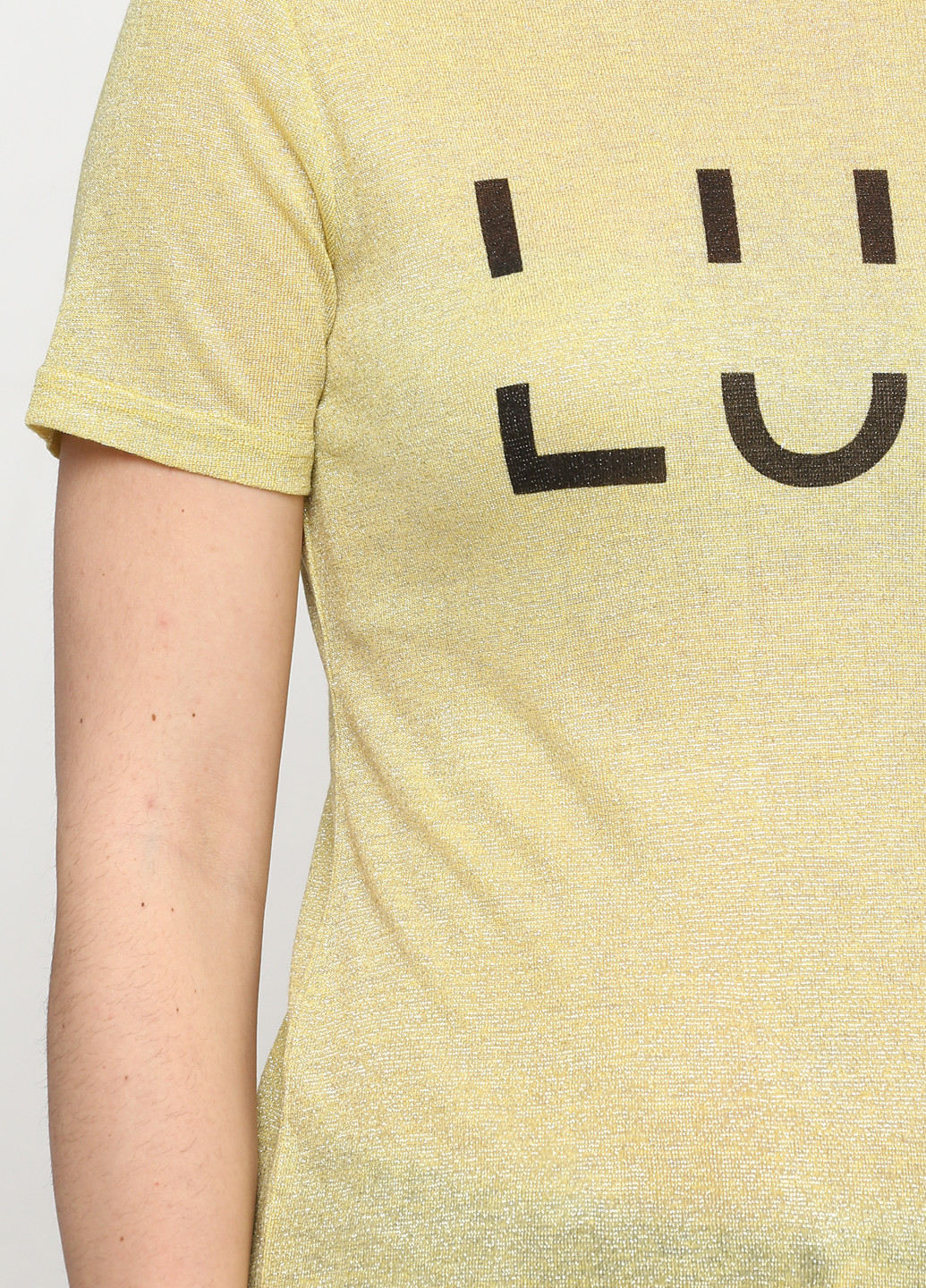 Жовта літня футболка luxury by new denmark