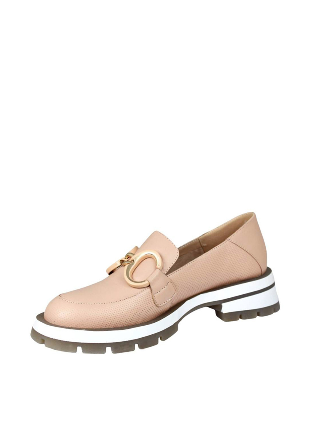 Blizzarini Туфли лоферы пудровый з натуральная кожа, украина — демисезон (253427176)