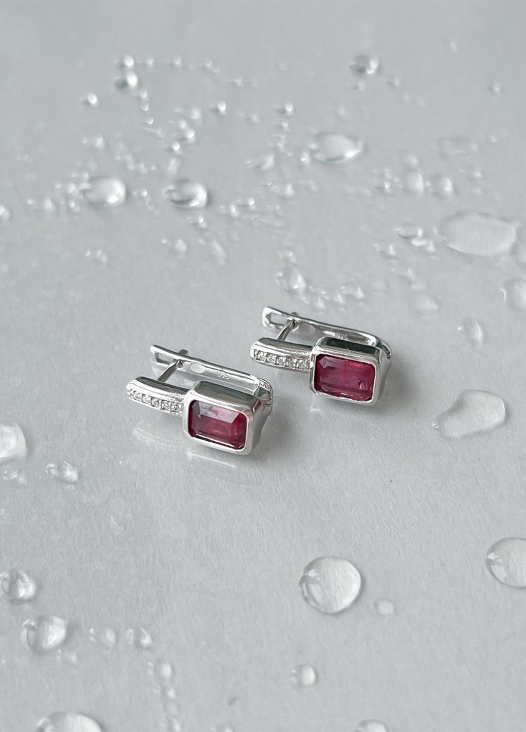 Сережки Silver Flame (276190782)