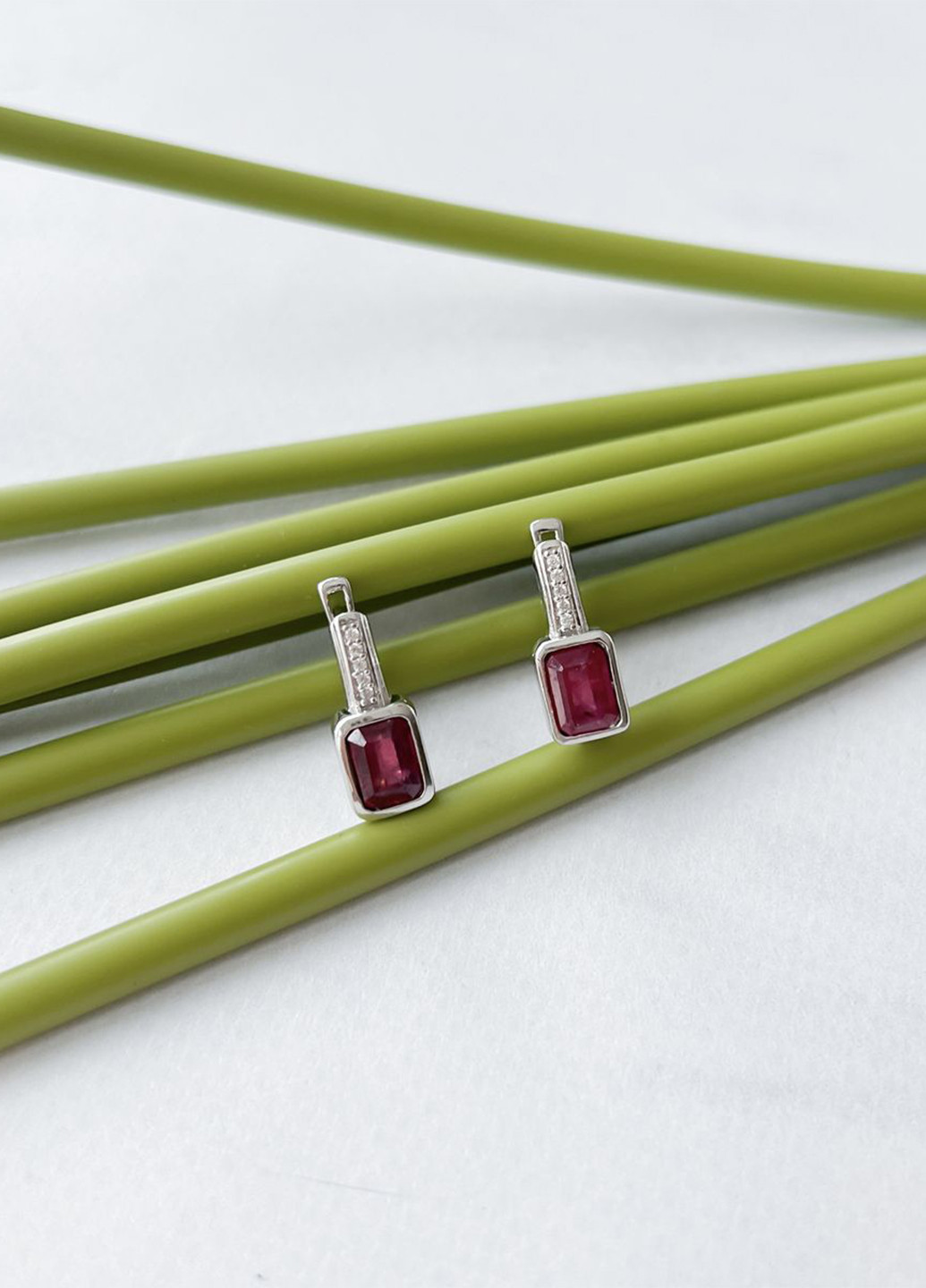 Сережки Silver Flame (276190782)