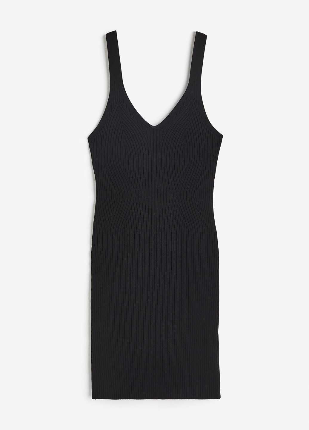 Чорна кежуал сукня силуетна H&M однотонна